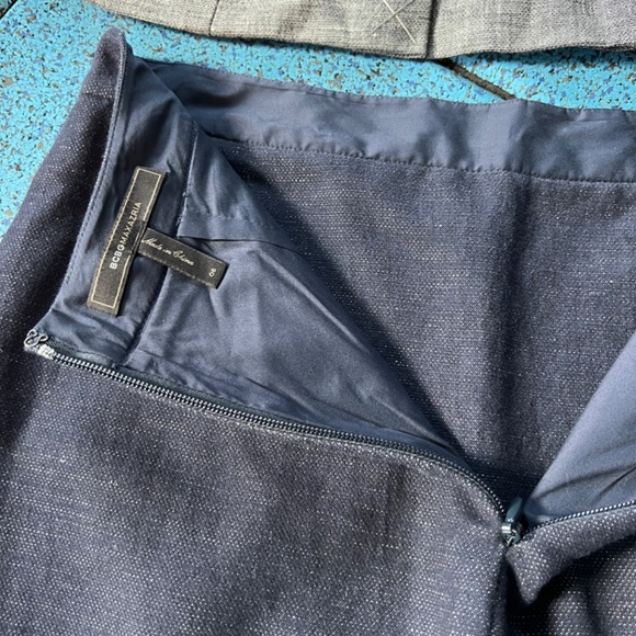 BCBG two tone denim skirt suit size M - Picture 3 of 4